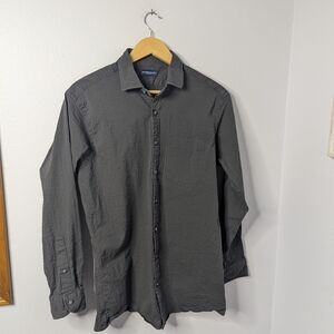 Proper Cloth Textured Button-Down Shirt, Size‎ 15.5–34